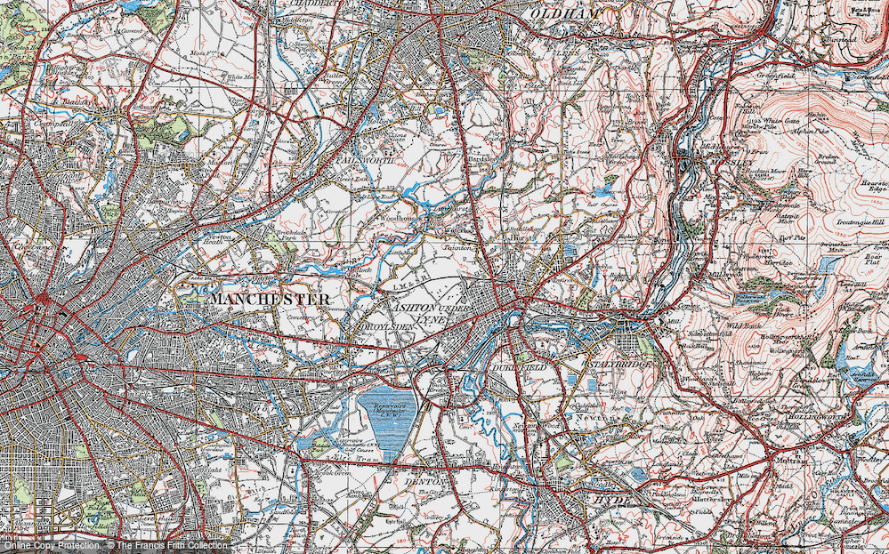 Old Map of Crowhill, 1924 in 1924