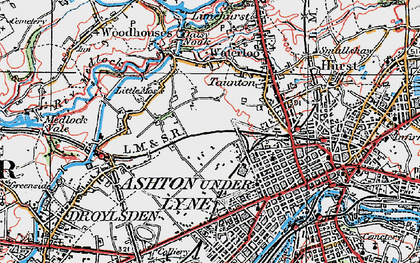 Old map of Crowhill in 1924