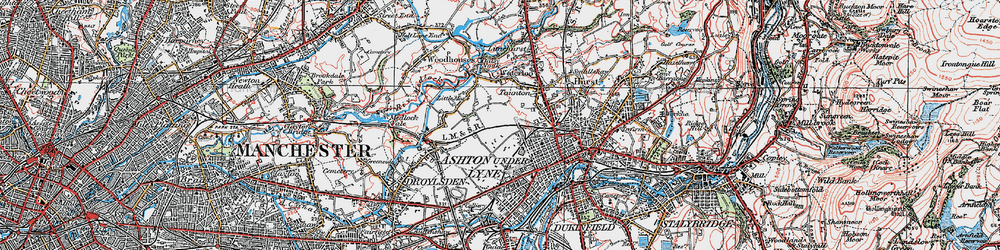 Old map of Crowhill in 1924
