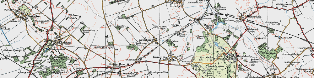 Old map of Yarborough Camp in 1923