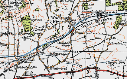 Old map of Cuckoo's Knob in 1919