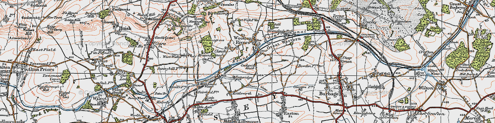 Old map of Cuckoo's Knob in 1919