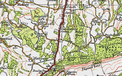 Old map of Culverstone Green in 1920