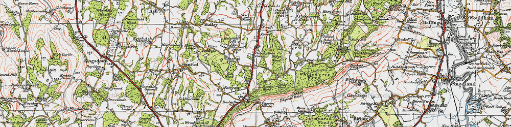 Old map of Culverstone Green in 1920