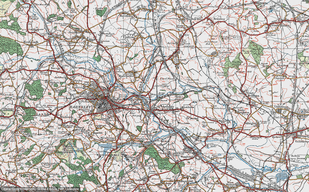 Old Map of Cundy Cross, 1924 in 1924