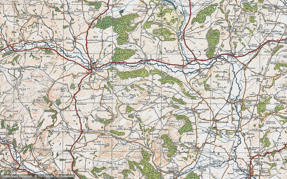 Old Map of Cwm, 1920 in 1920