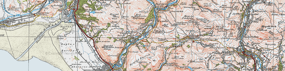 Old map of Cwmafan in 1922