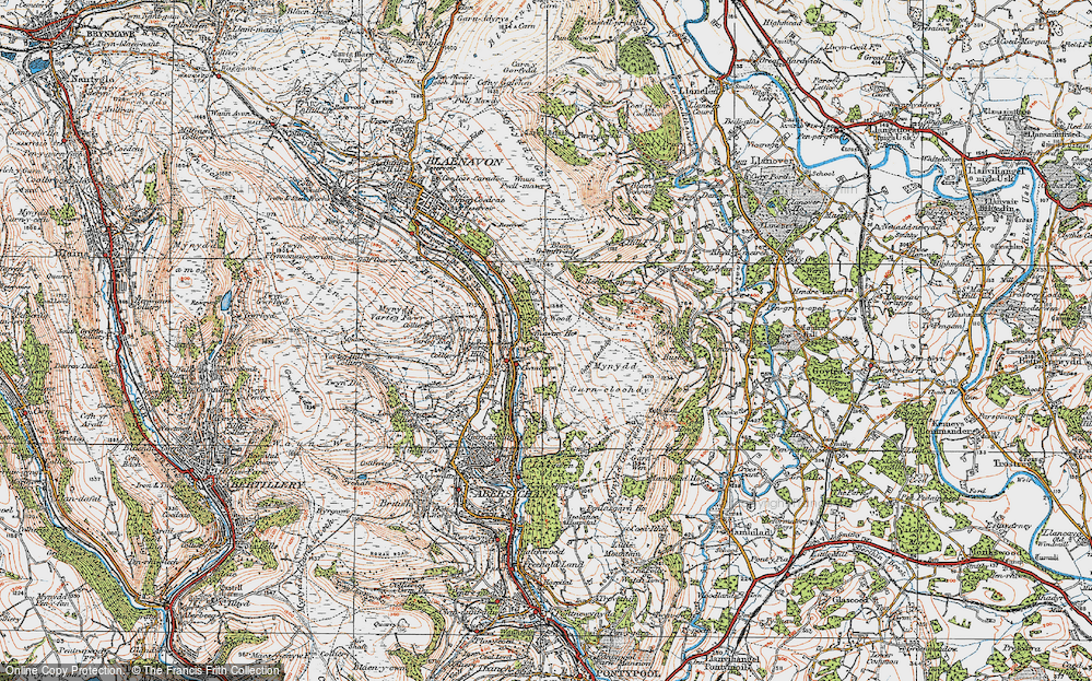 Old Map of Cwmavon, 1919 in 1919