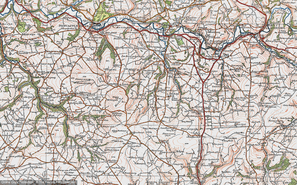Old Map of Cwmpengraig, 1923 in 1923