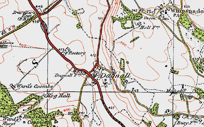 Old map of Dagnall in 1920