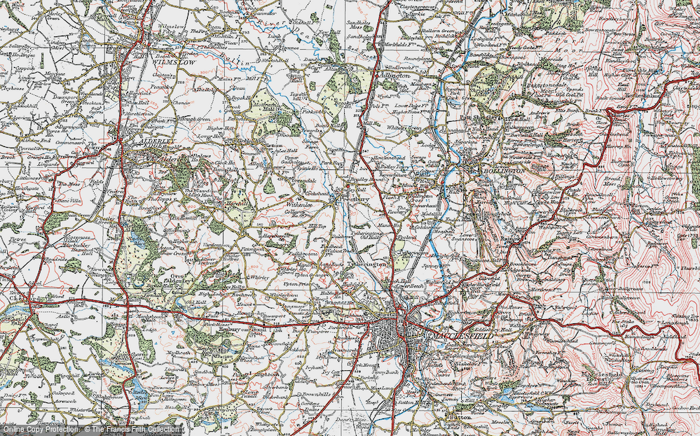 Old Map of Dale Brow, 1923 in 1923