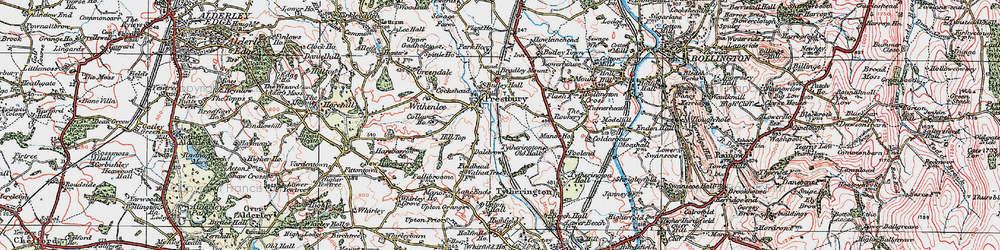 Old map of Dale Brow in 1923