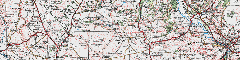 Old map of Dale End in 1923