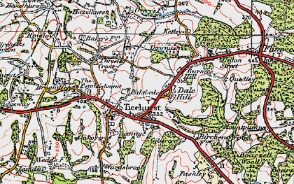 Old map of Dale Hill in 1920