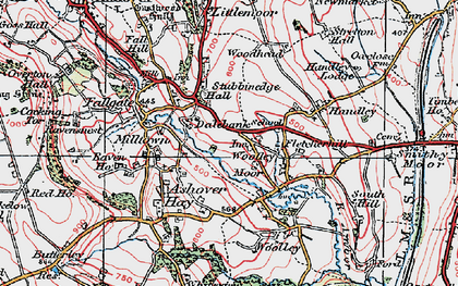 Old map of Dalebank in 1923