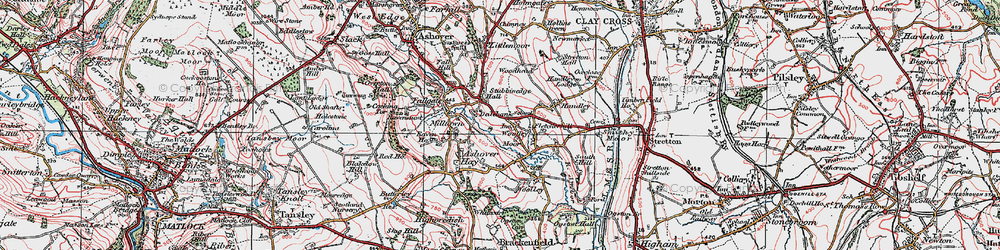 Old map of Dalebank in 1923