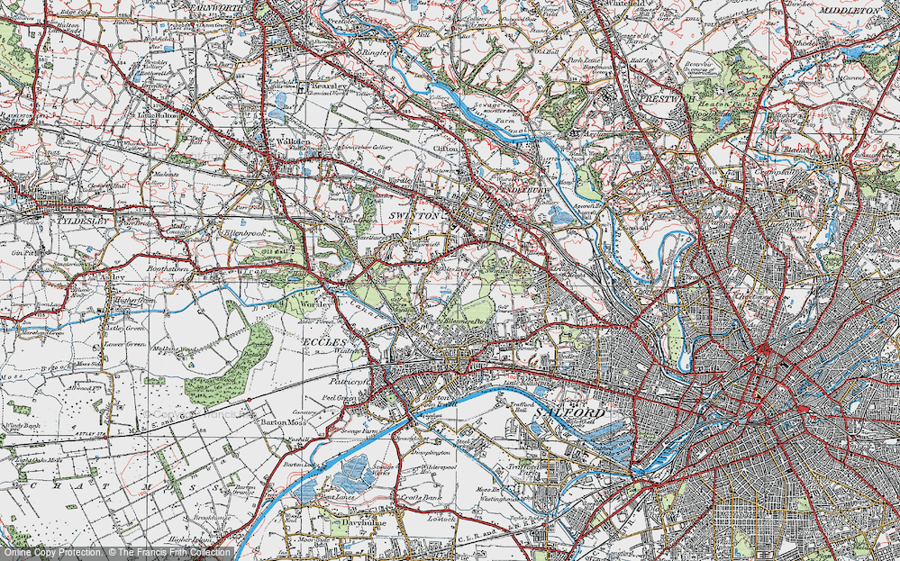 Old Map of Dales Brow, 1924 in 1924