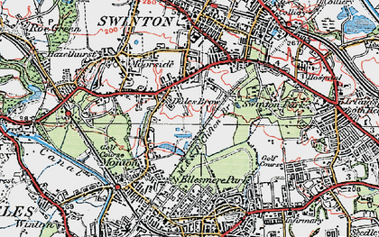 Old map of Dales Brow in 1924
