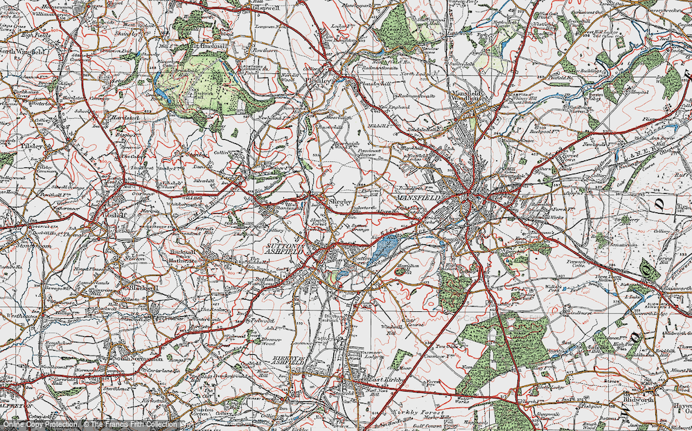 Old Map of Dalestorth, 1923 in 1923