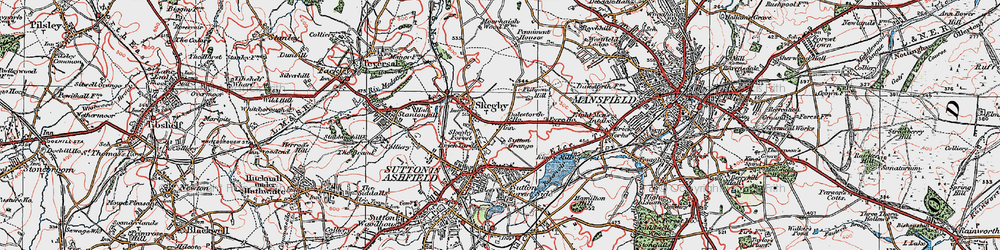 Old map of Dalestorth in 1923