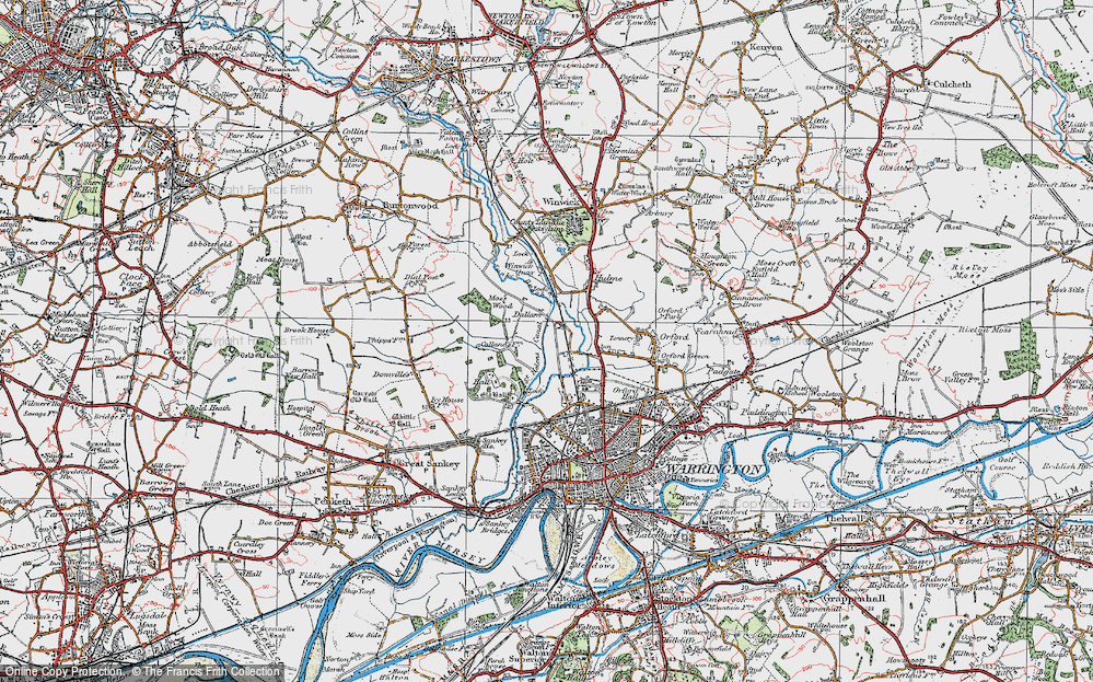 Old Map of Dallam, 1923 in 1923
