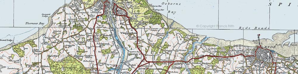 Old map of Dallimores in 1919