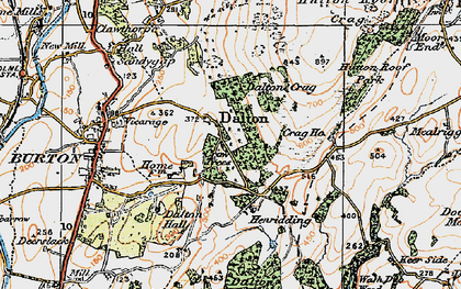 Old map of Dalton in 1925