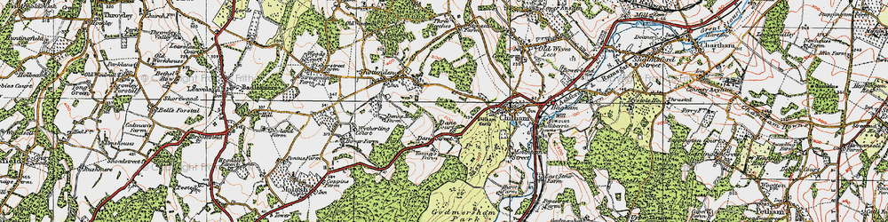 Old map of Dane Street in 1921