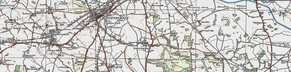 Old map of Darrington in 1925