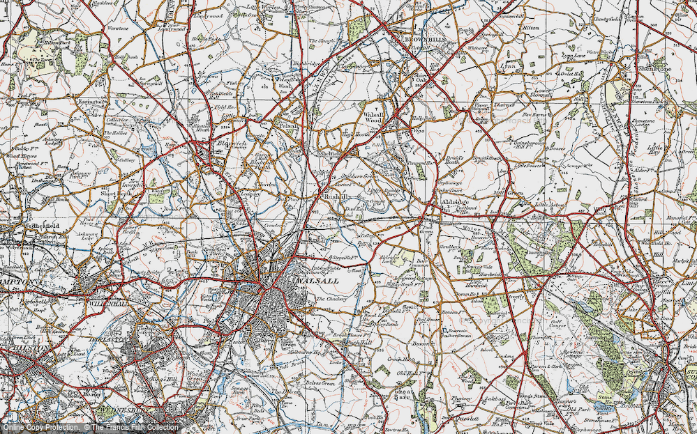 Old Maps of Daw End, West Midlands - Francis Frith