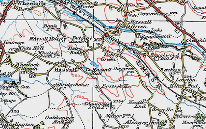 Old map of Day Green in 1923