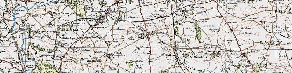 Old map of Skibbereen in 1925