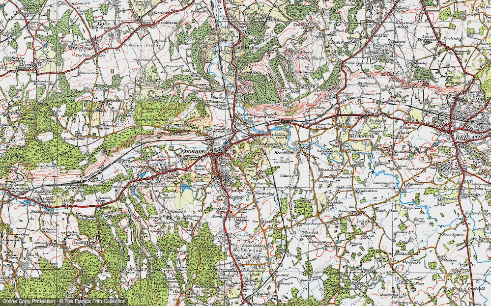Old Map of Deepdene, 1920 in 1920