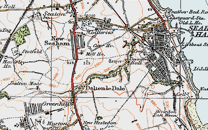 Old map of Deneside in 1925