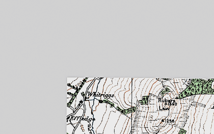 Old map of Denholmhill in 1926