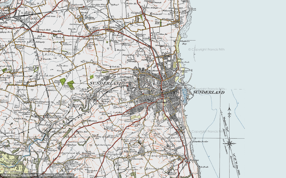 Old Map of Deptford, 1925 in 1925