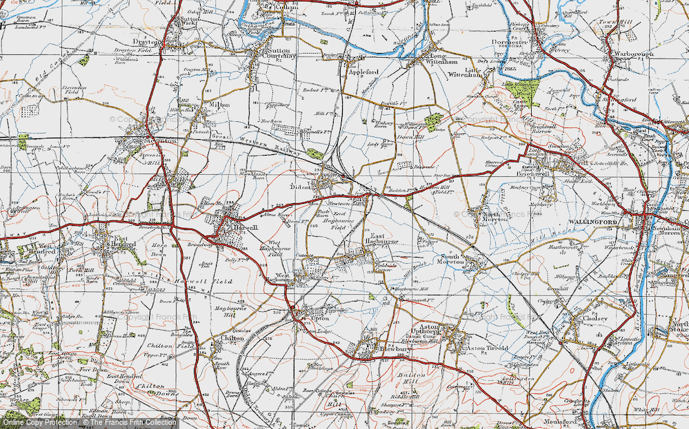 Old Map of Didcot, 1919 in 1919