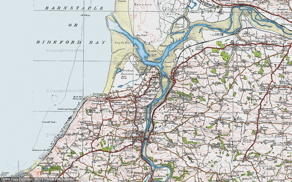 Old Map of Diddywell, 1919 in 1919