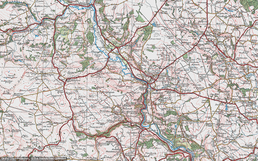 Old Map of Dimple, 1923 in 1923