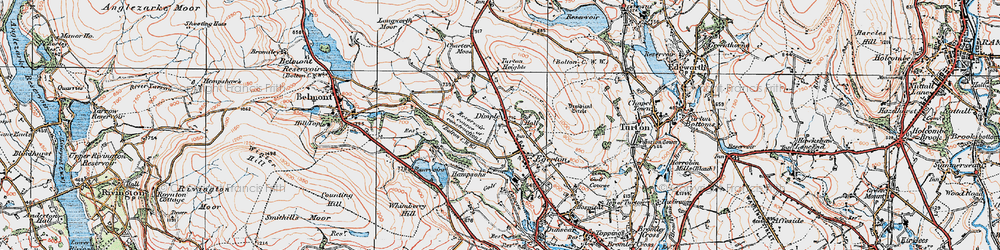 Old map of Dimple in 1924