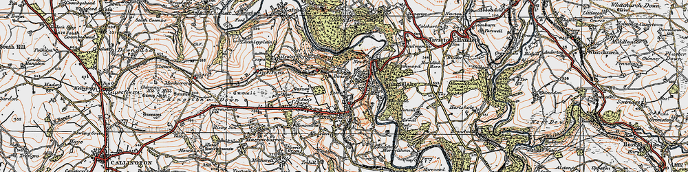 Old map of Dimson in 1919