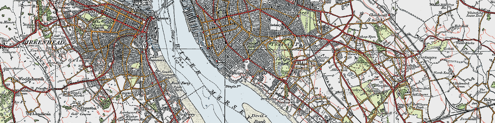 Old map of Dingle in 1923