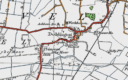 Old map of Askham Ho in 1920