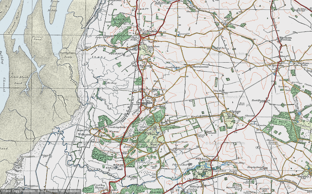 Old Map of Doddshill, 1921 in 1921