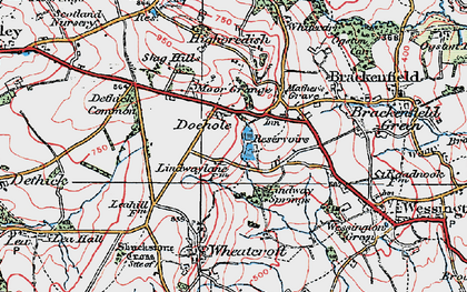 Old map of Doehole in 1923