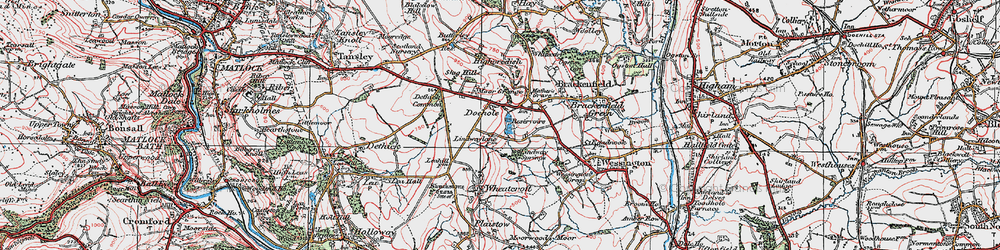 Old map of Doehole in 1923