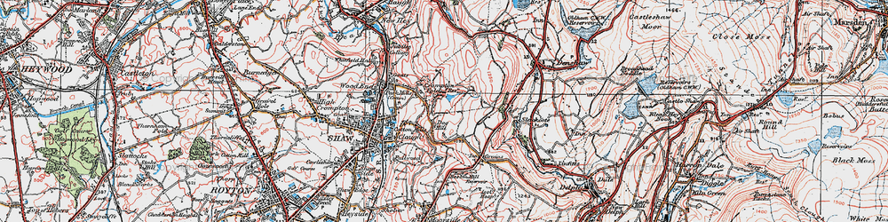Old map of Dog Hill in 1924