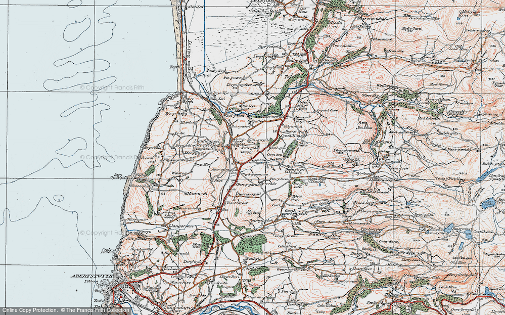 Old Map of Dole, 1922 in 1922