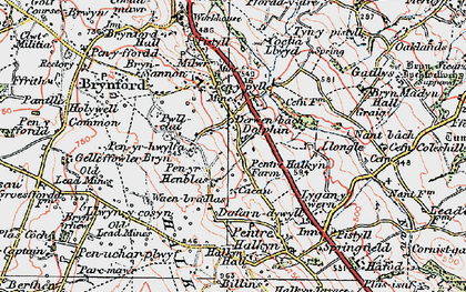 Old map of Dolphin in 1924