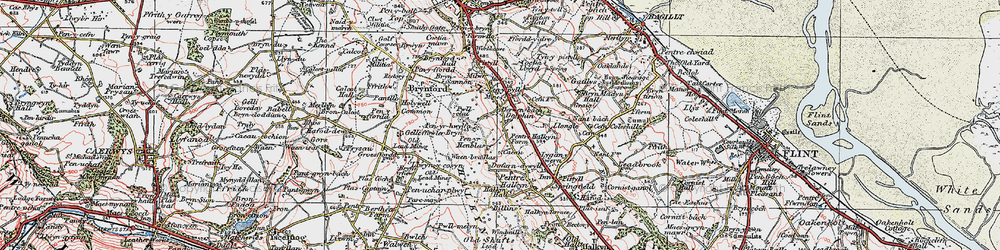Old map of Dolphin in 1924